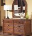 Polynesian Dresser and Mirror