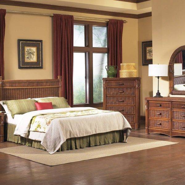 Polynesian Tropical Bedroom Set