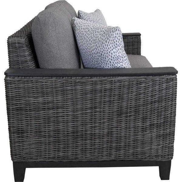 Timberline Outdoor Loveseat by South Sea Rattan 71402 - side