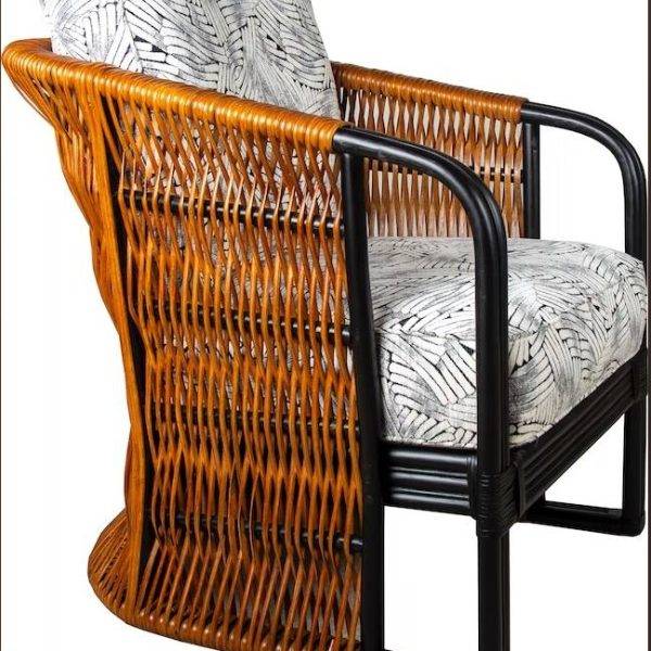 Missionary Rattan Lounge Chair from Capris Furniture Model OC314