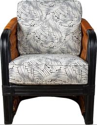 Missionary Rattan Lounge Chair from Capris Furniture Model OC314