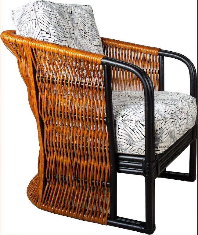 Missionary Rattan Lounge Chair from Capris Furniture Model OC314