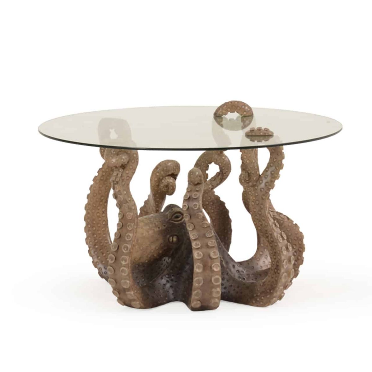 Octopus Hand Painted Resin Coffee Table