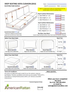 Custom Sofa Cushions CC-3