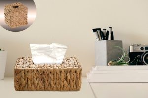 wicker tissue holder