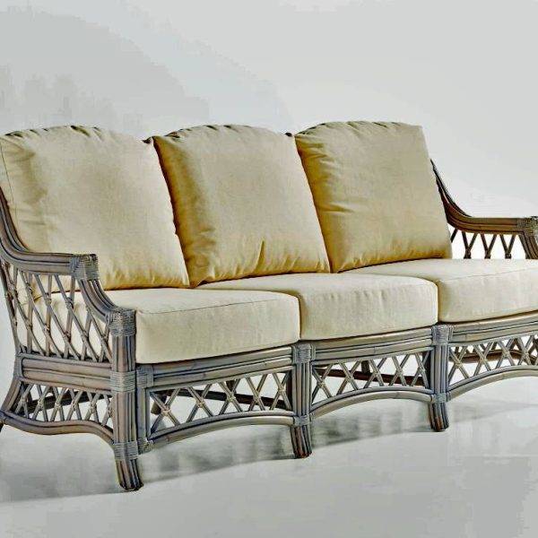 nadine sofa in willow finish