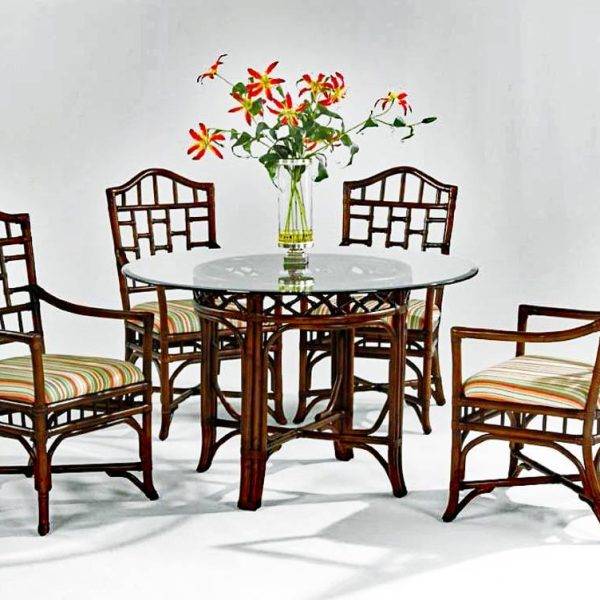 chippendale round dining set by braxton culler