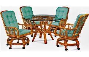 edgewater caster dining set