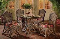 GAZEBO DINING SET IN BROWNWASH