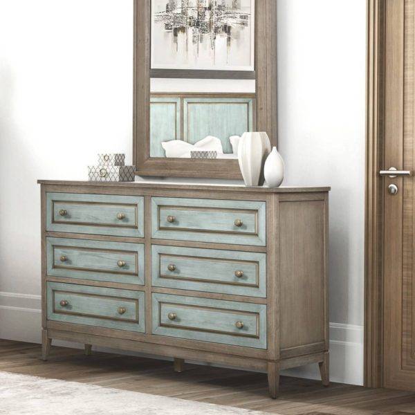 SANIBEL DRESSER AND MIRROR