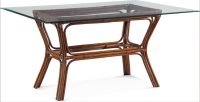 Trellis 979-076-DT Rectangle Table with Glass Top by Braxton Culler