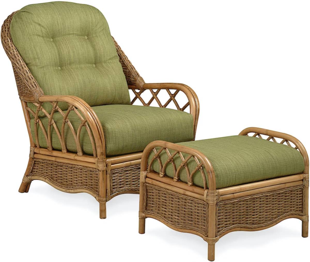 EVERGLADE CHAIR AND OTTOMAN SET BY BRAXTON CULLER