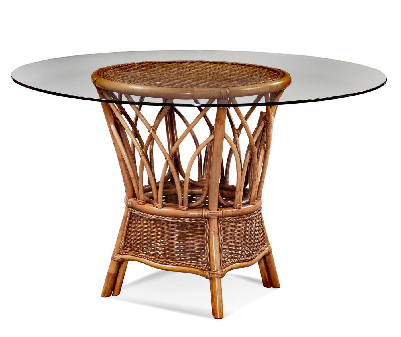 everglade dining table with glass top