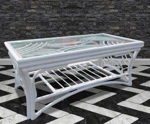 BALI WHITE COFFEE TABLE