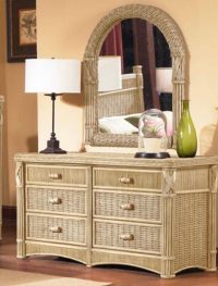 Treasure Island Dresser and Mirror Set