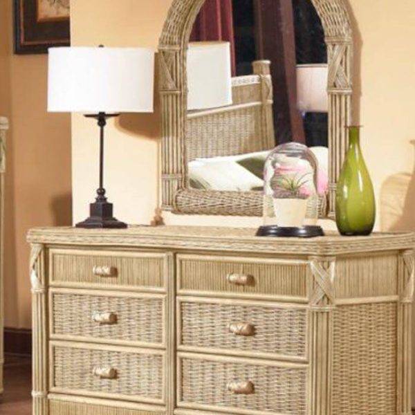 Treasure Island Dresser and Mirror Set