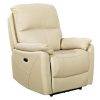 BEIGE LEATHER RECLINER