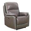 SLATE LEATHER RECLINER