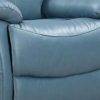 TEAL LEATHER RECLINER