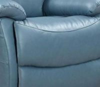 REC-349 TEAL LEATHER RECLINER