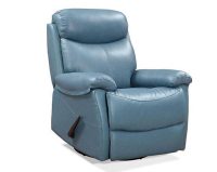 TEAL LEATHER RECLINER