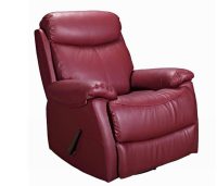 REC-220 WINE LEATHER RECLINER