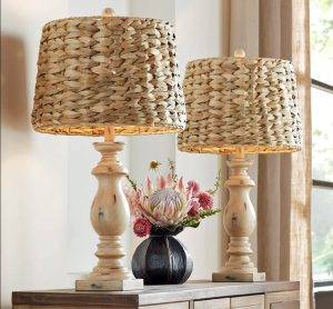 tropical seagrass lamps