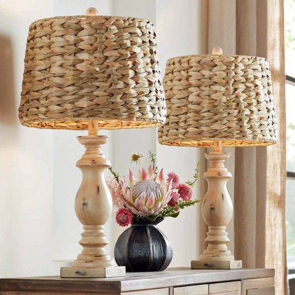 tropical seagrass lamps