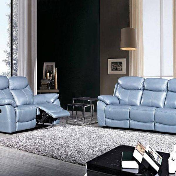 RSLV-3367 LEATHER SOFA AND LOVESEAT SET