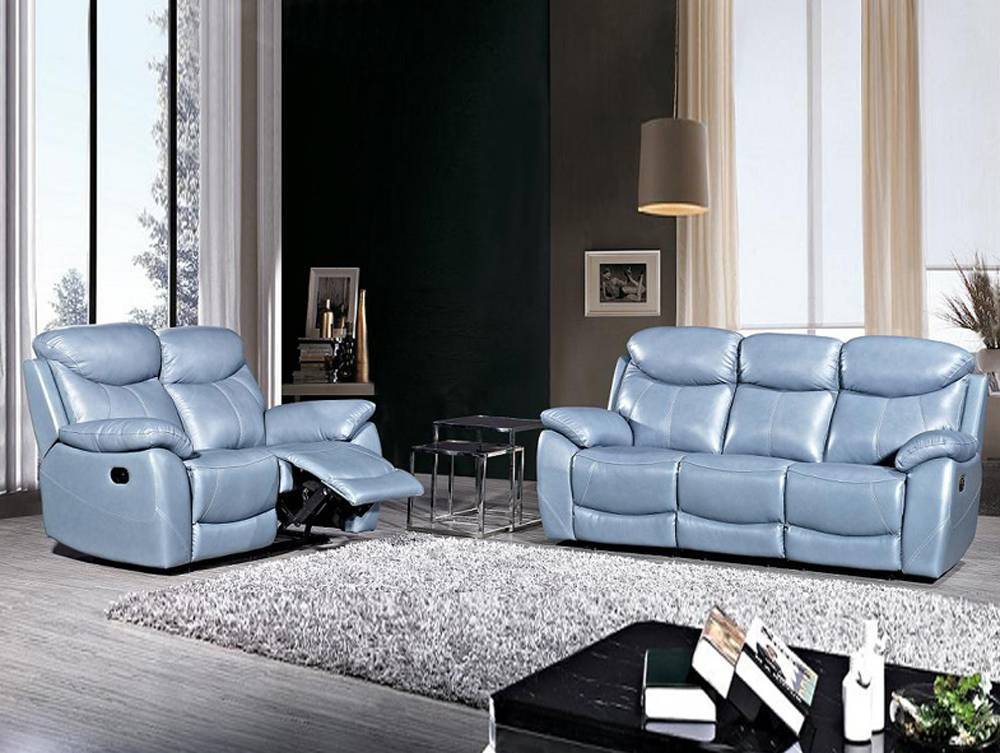 RSLV-3367 LEATHER SOFA AND LOVESEAT SET