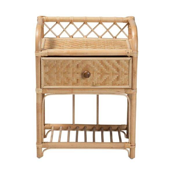 trudy rattan nightstand or end table