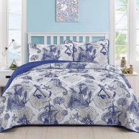 Seahorse and Ship Quilt Set