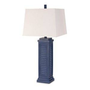 coastal navy lamp