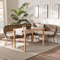 MINDANAO 3 PC DINING NOOK SET