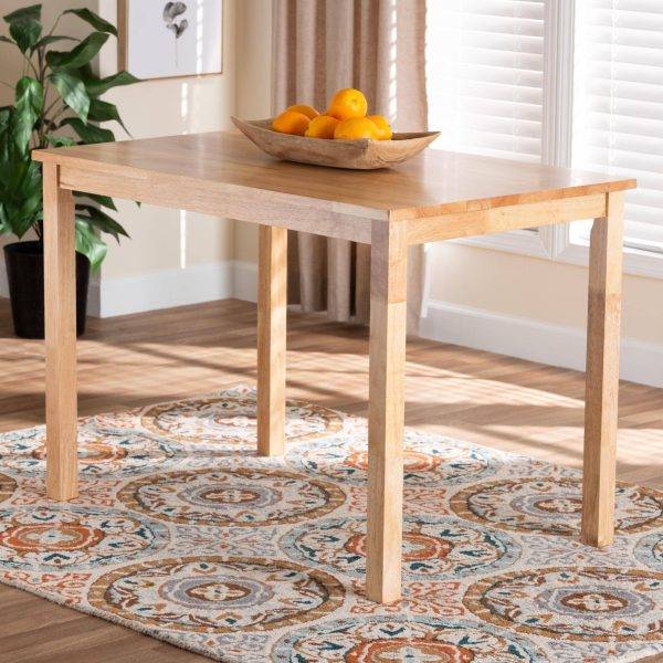 RUBBERWOOD DINING TABLE