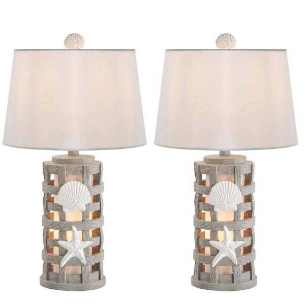 shell lattice lamps set