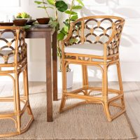 Sunrise Bohemian Rattan Barstool