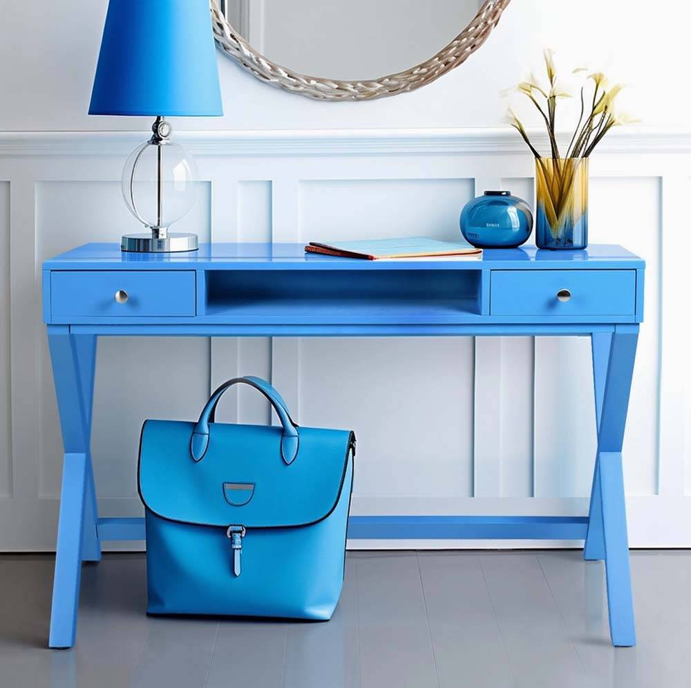 navigaro coastal blue desk