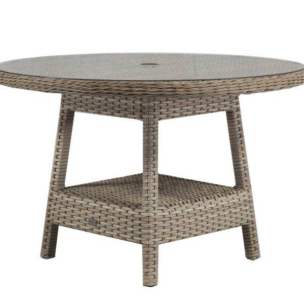 sanibel round outdoor dining table