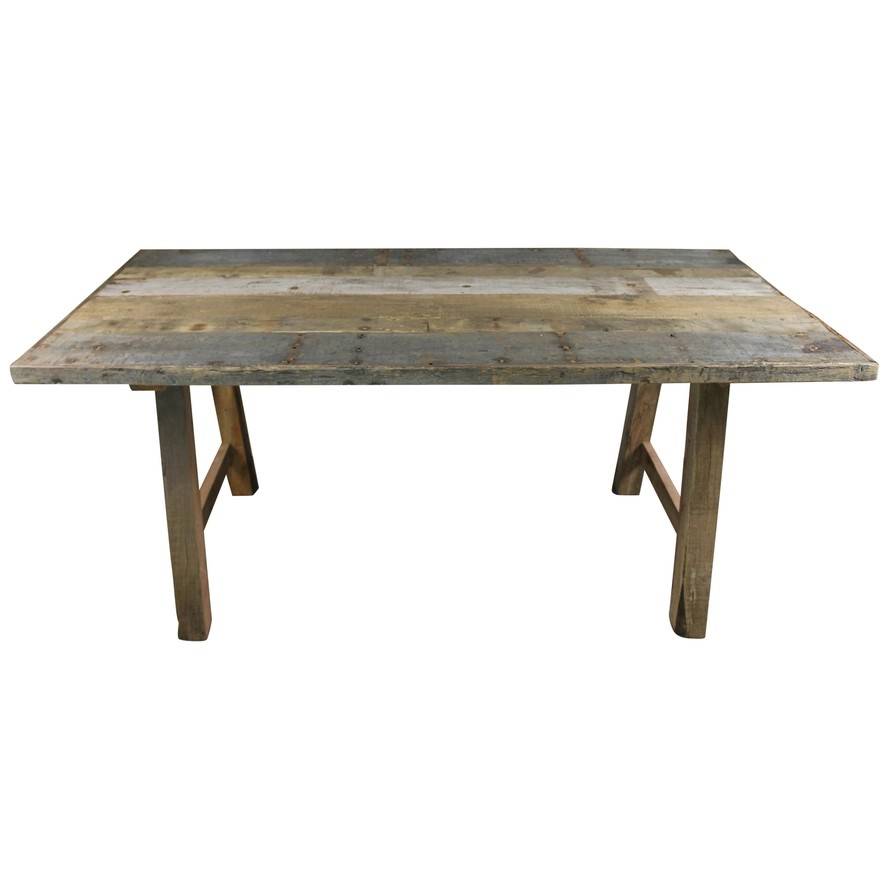 kolkata reclaimed wood dining table