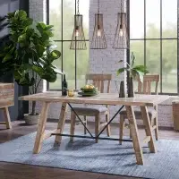 kolkota rectangle wood table
