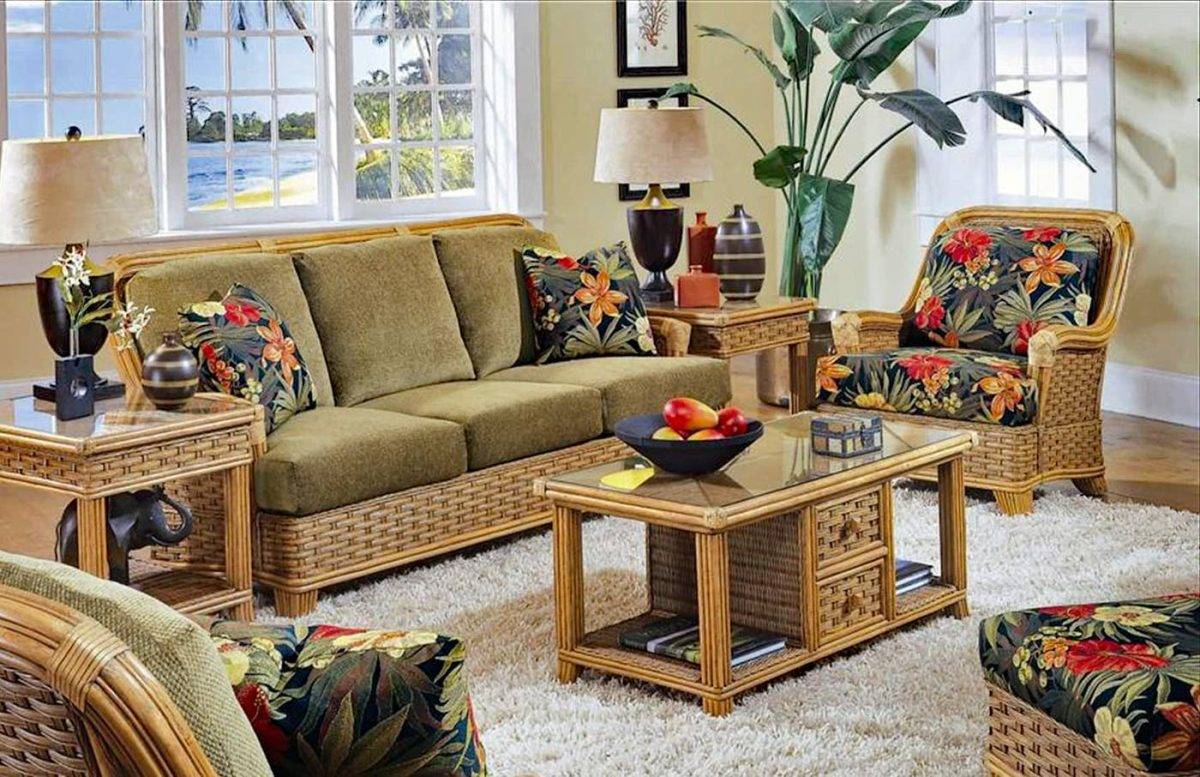 SOMERSET 3 PC RATTAN SET