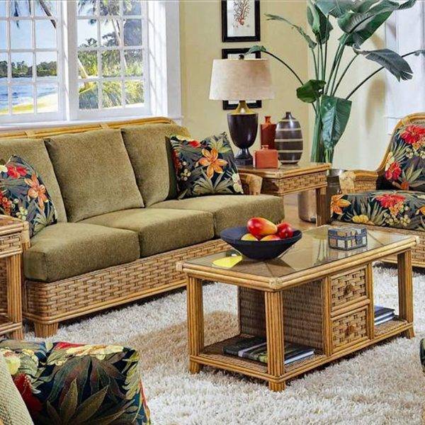 SOMERSET 3 PC RATTAN SET