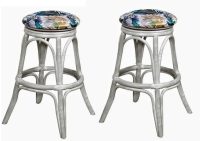 universal set of 2 backless stools