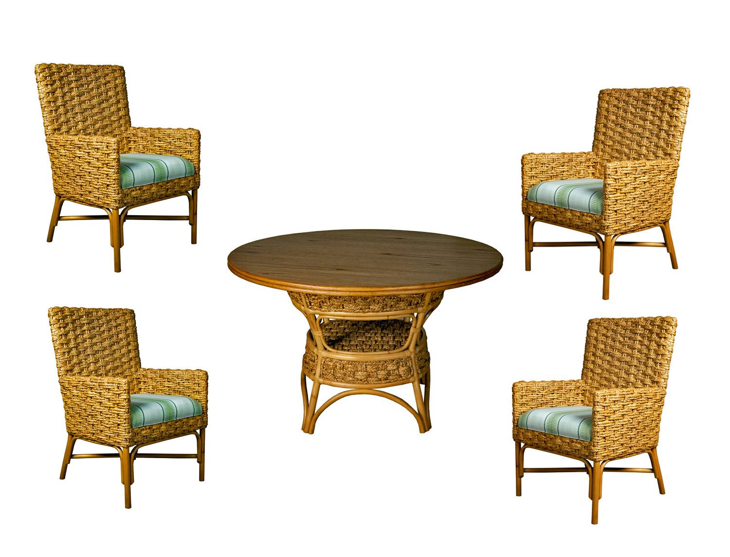 vanatu dining set with arm chairs