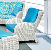 clarissa white lounge chair