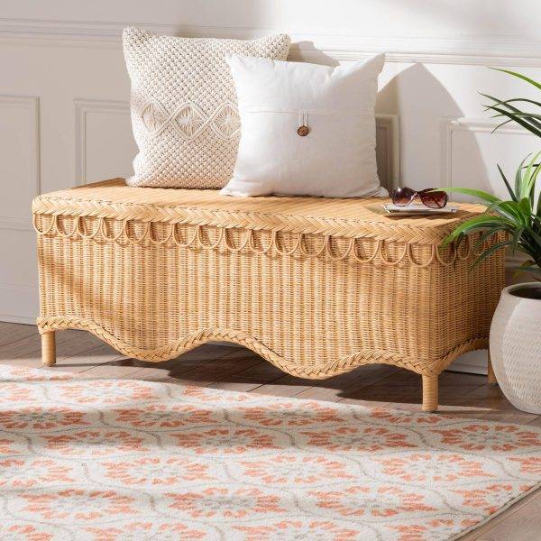 trinity rattan bench