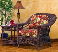 BAR HARBOR 2 PC SET WITH ARM CHAIR AND END TABLE