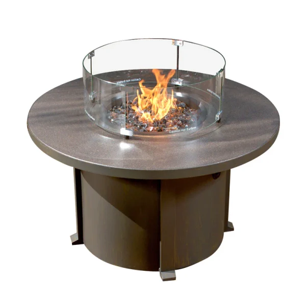 42″ Cal Sil Round Fire Table