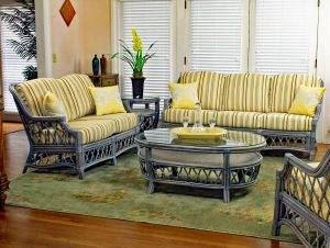 Nadine Willow finish 4 pc living room set